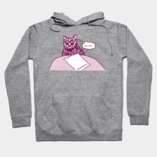 Dissertation Cat Hoodie